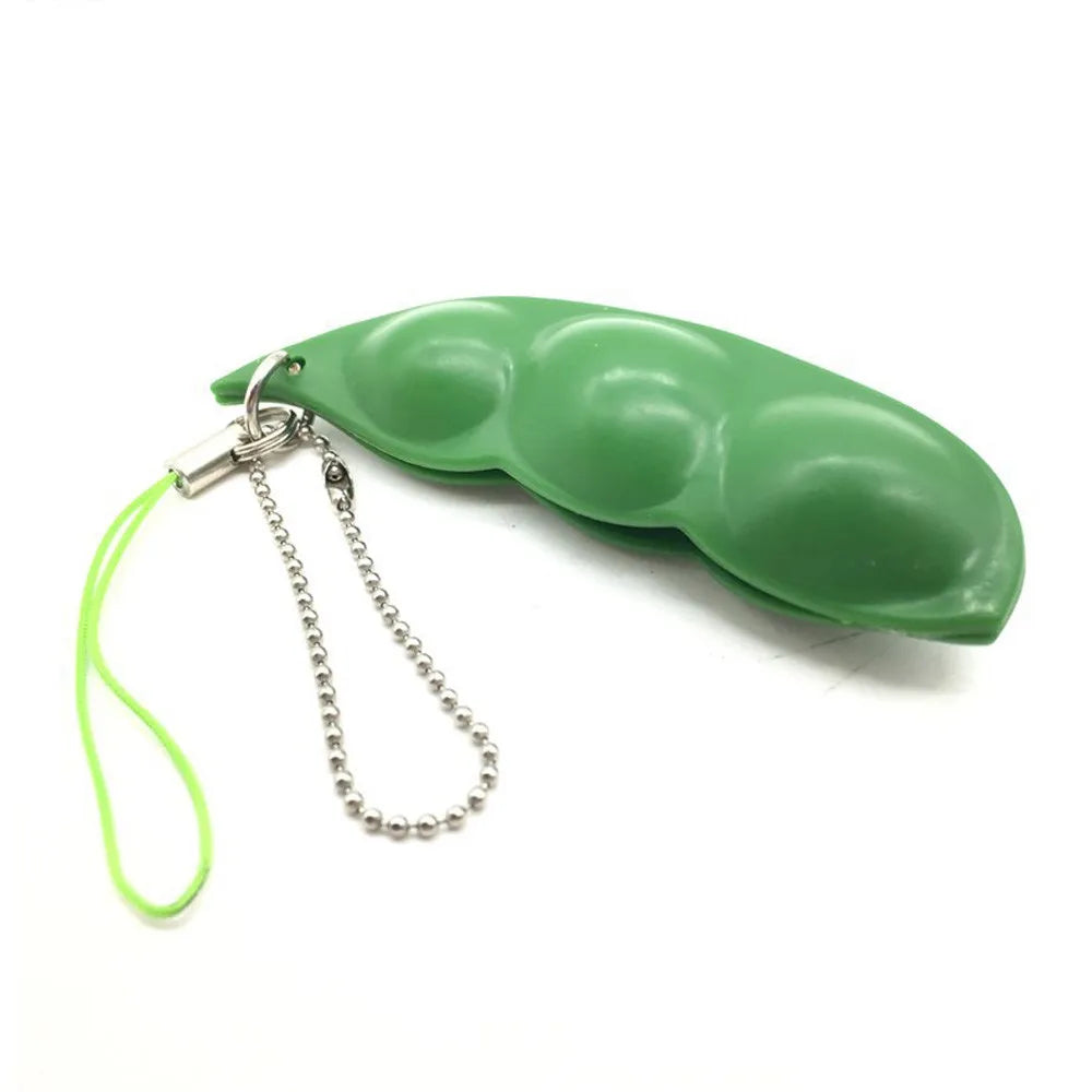 Fidget Toys Pack Edamame Stress Relief Keychain-4
