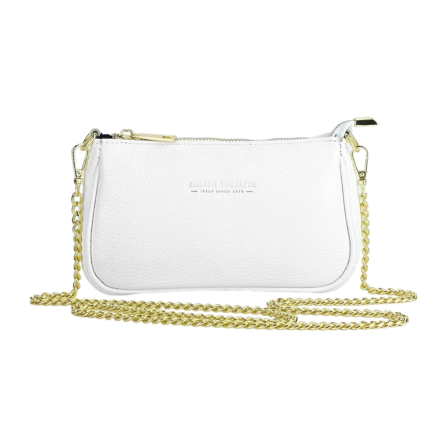 RENATO BORZATTA Mini Bag with Metal Shoulder Strap-1