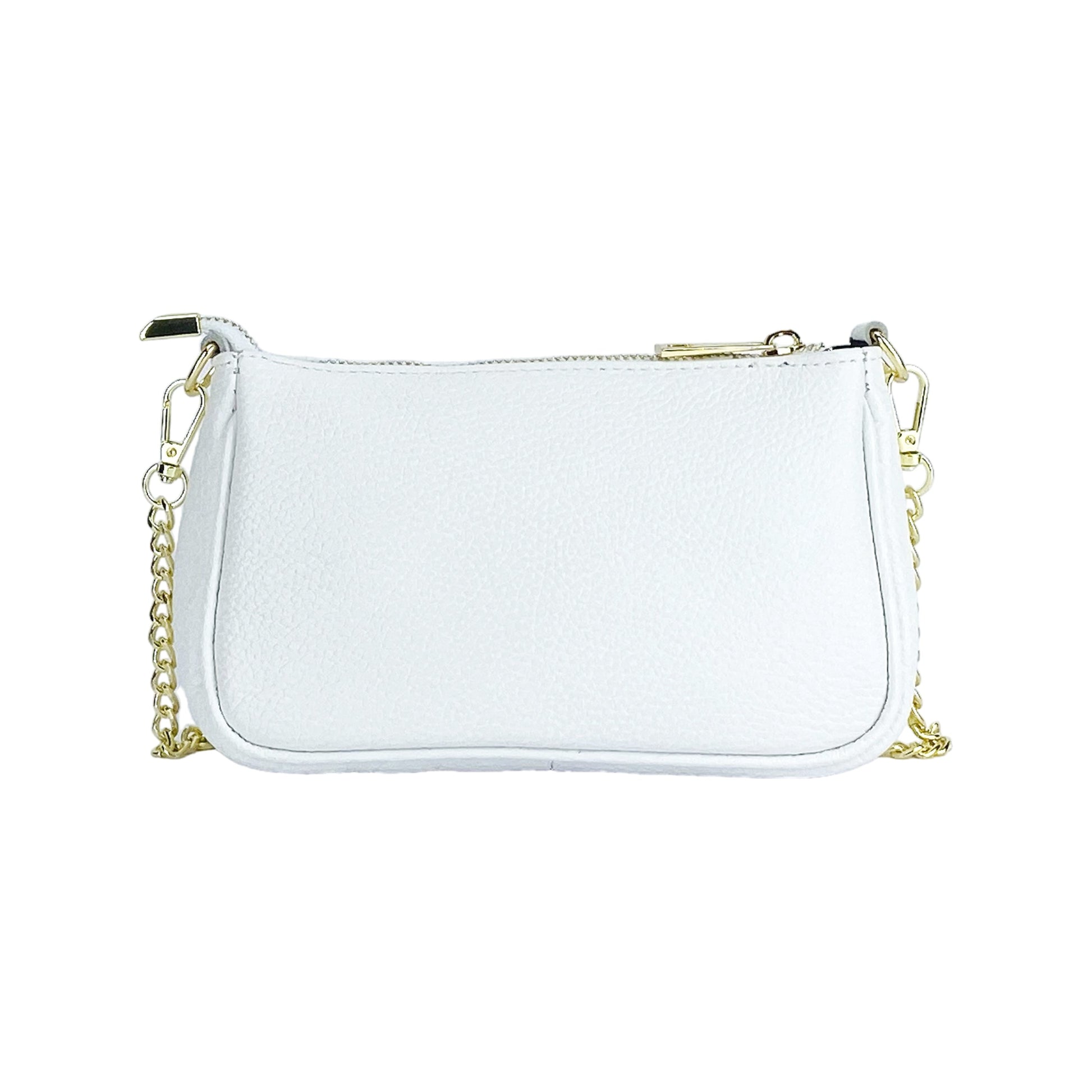 RENATO BORZATTA Mini Bag with Metal Shoulder Strap-4