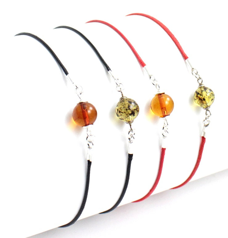 Baltic Amber Adjustable Bracelet-0