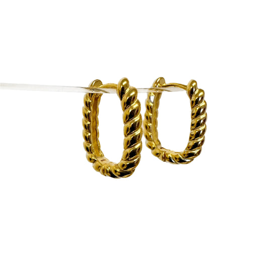 BROOKLYN TWIST HOOPS 2CM-0